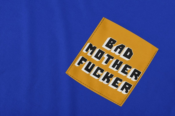 Koszulka z kieszonką BAD MOTHER FUCKER