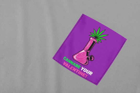 Koszulka z kieszonką CANNABE YOUR VALENTINE