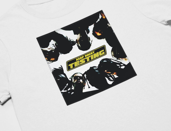 Koszulka z naszywką Asap Rocky Testing