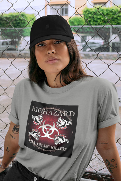 Koszulka z naszywką Biohazard 03