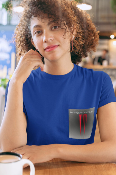 Koszulka z kieszonką Marilyn Manson