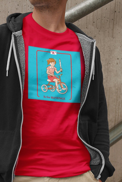 Koszulka z naszywką Is for revenge