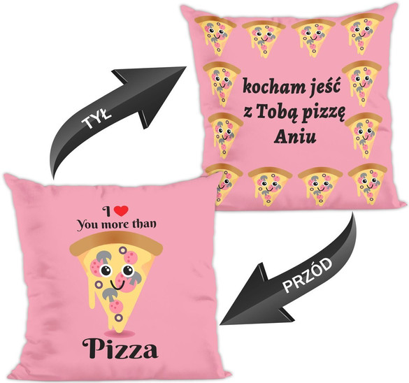 Poduszka na Walentynki DODAJ NAPIS