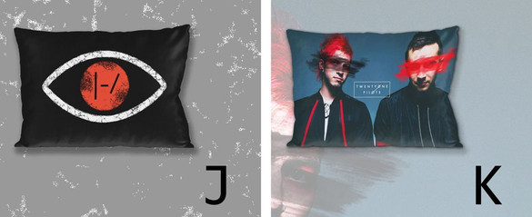 Poduszka 21 TWENTY ONE PILOTS 60x40cm WZORY