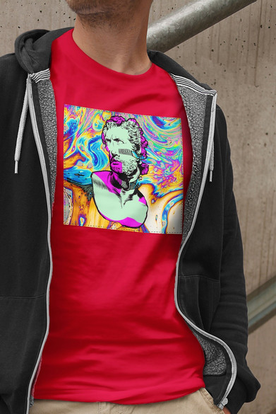 Koszulka z naszywką Psychodelic 04