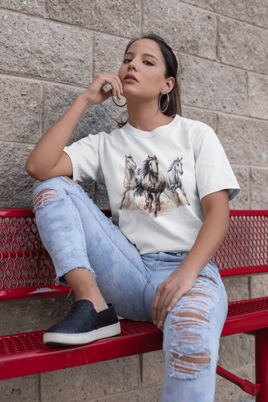 Koszulka KONIE ARTYSTYCZNE HORSES