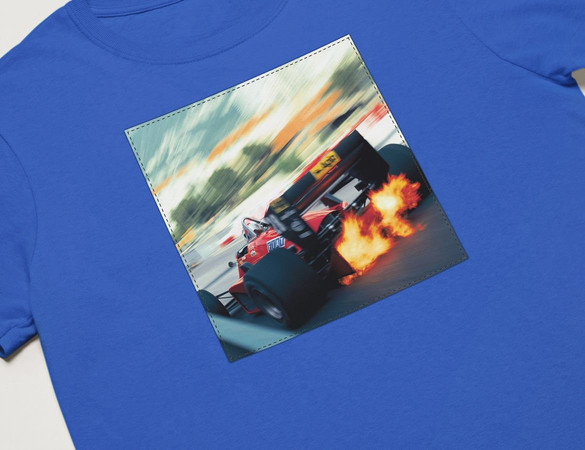 Koszulka z naszywką F1 car