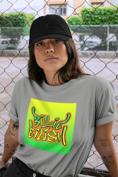 Koszulka z naszywką Billie Eilish 05