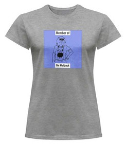 Bluzka damska z naszywką Member of the Wolfpack