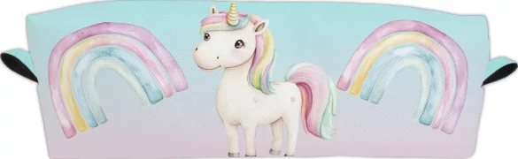Piórnik Jednorożec pastelowy – personalizowana