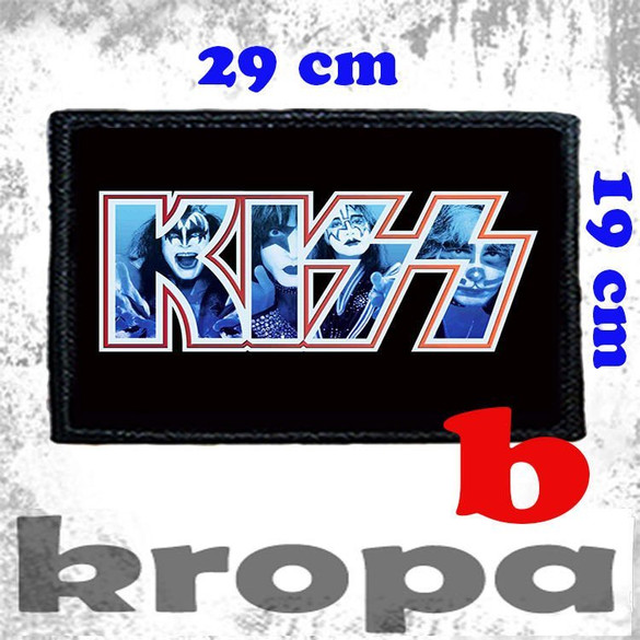 Naszywka duża na ubranie KISS
