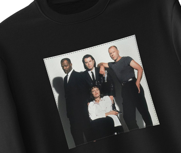 Bluza z naszywką Pulp Fiction Squad 02