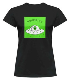 Bluzka damska z naszywką Homesick