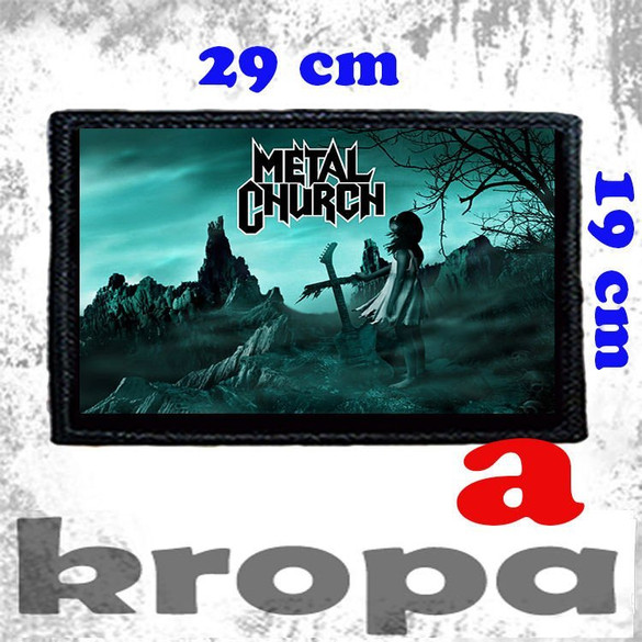 Naszywka duża na ubranie METAL CHURCH