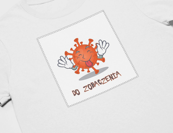 Koszulka z naszywką Do Zobaczenia