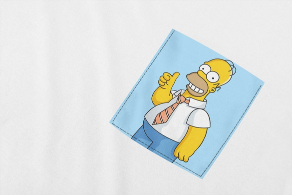 Koszulka z kieszonką HOMER SIMPSON