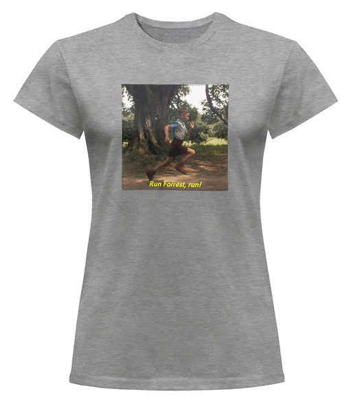 Bluzka damska z naszywką Forrest Gump RUN