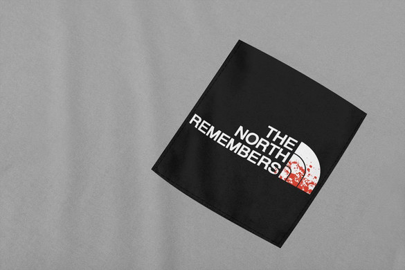 Koszulka z kieszonką THE NORTH REMEMBERS
