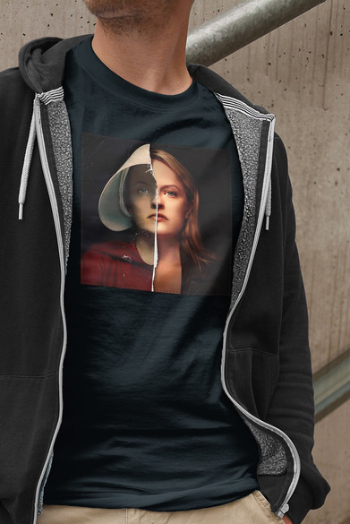Koszulka z naszywką The Handmaid's Tale 01