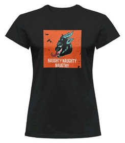 Bluzka damska z naszywką Naughty