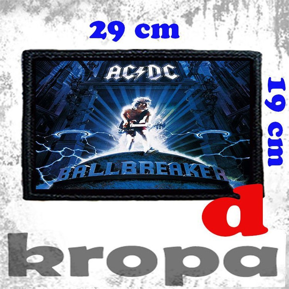 Naszywka duża na ubranie AC/DC