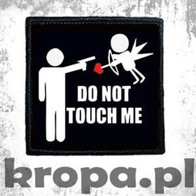 Naszywka DO NOT TOUCH ME 02