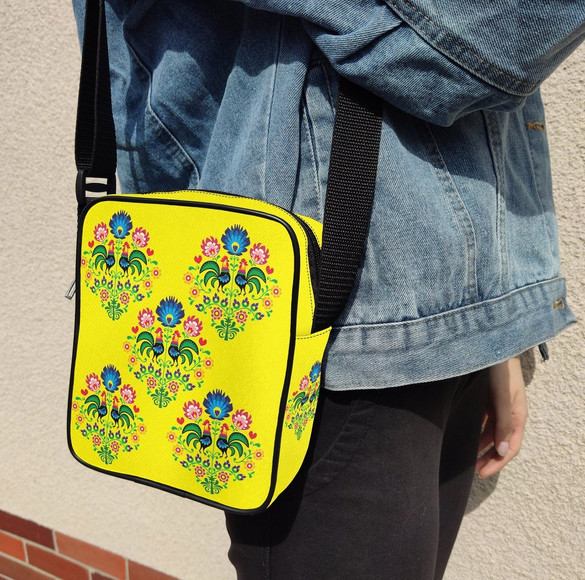 Torba Listonoszka Wzory Łowickie 03 Dodaj Napis!