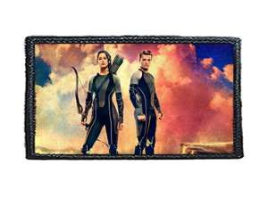 Naszywka THE HUNGER GAMES KATNISS PEETA  / IGRZYSKA ŚMIERCI...