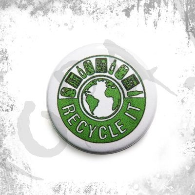 Przypinka RECYCLE IT