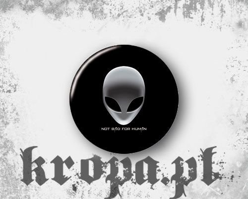 Przypinka NOT BAD FOR HUMAN