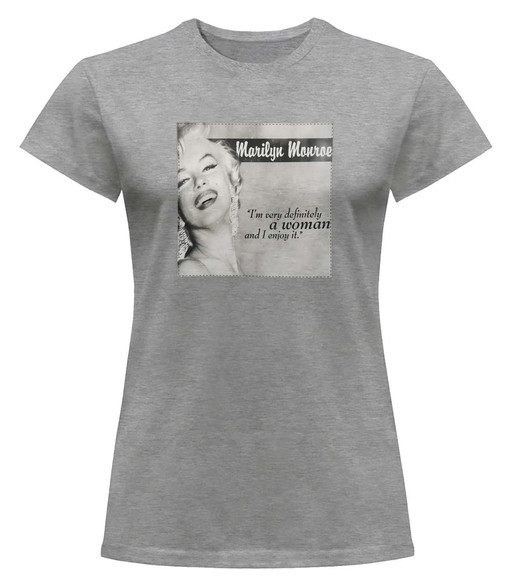 Bluzka damska z naszywką Marilyn Monroe 02