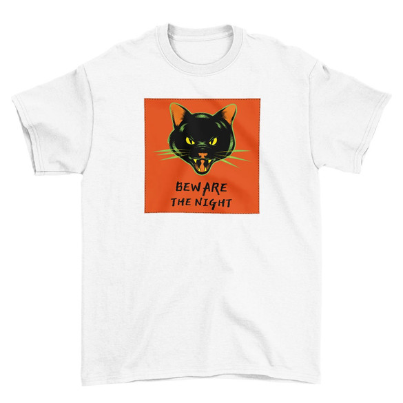 Koszulka z naszywką Beware the night