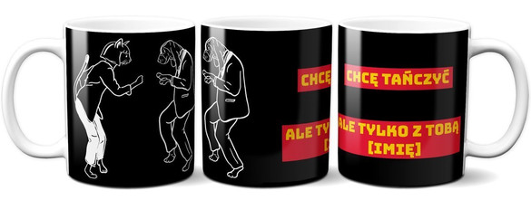 Kubek na Walentynki DODAJ NAPIS!