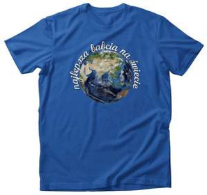 Koszulka na Dzień Babci Najlepsza BABCIA + imię