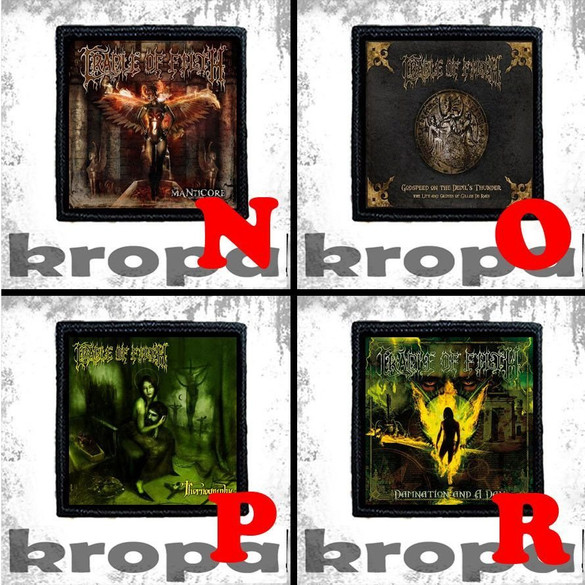 Naszywka CRADLE OF FILTH 10 x 10 cm Dużo Wzorów!