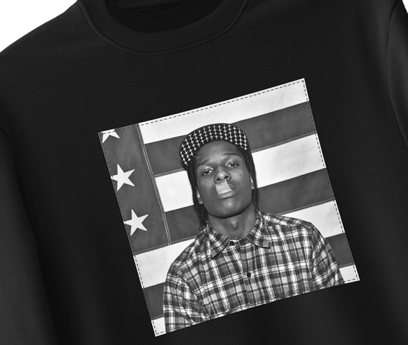 Bluza z naszywką Asap Rocky Live.Love.