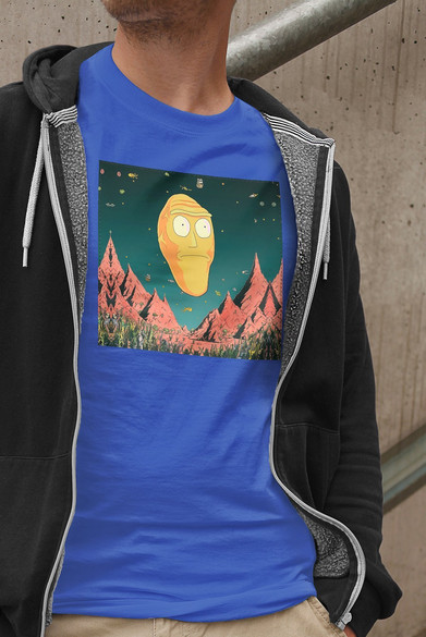 Koszulka z naszywką Rick and Morty 05