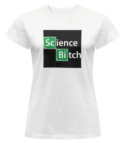 Bluzka damska z naszywką Breaking Bad science b.