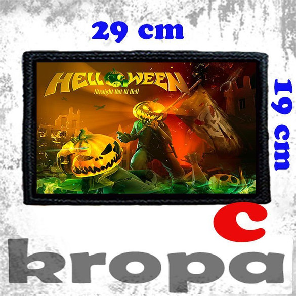 Naszywka duża na ubranie HELLOWEEN