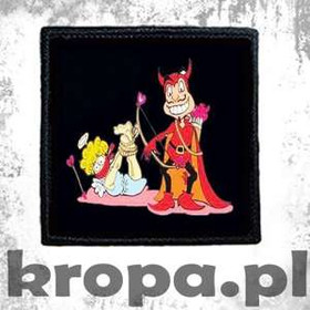 Naszywka KONIEC Z MIŁOŚCIĄ.