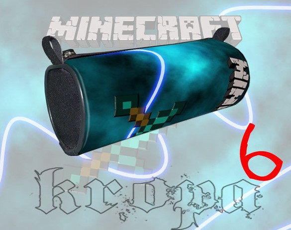 Minecraft Piórnik szkolny 