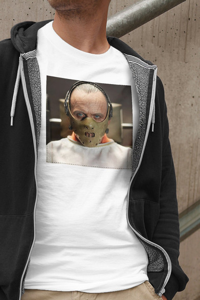 Koszulka z naszywką Hannibal Lecter