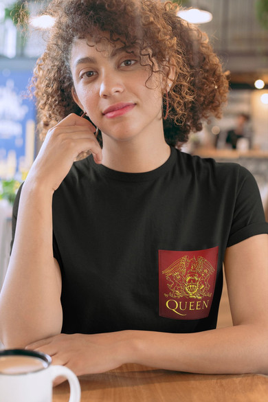 Koszulka z kieszonką QUEEN