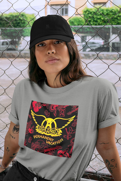 Koszulka z naszywką AEROSMITH 