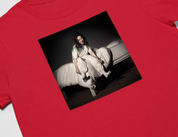 Koszulka z naszywką Billie Eilish 01