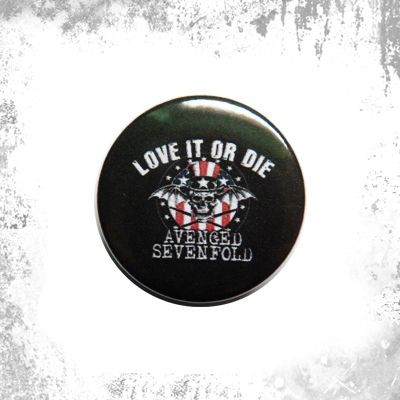 Przypinka AVENGED SEVENFOLD - LOVE IT OR DIE