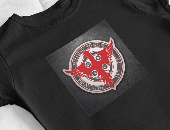 Bluzka damska z naszywką 30 Seconds To Mars 2