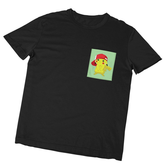 Koszulka z kieszonką PIKACHU