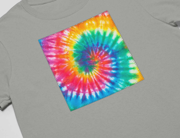 Koszulka z naszywką Colourful 01