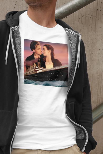 Koszulka z naszywką Titanic